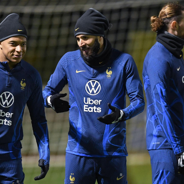 Kylian Mbappe i Karim Benzema