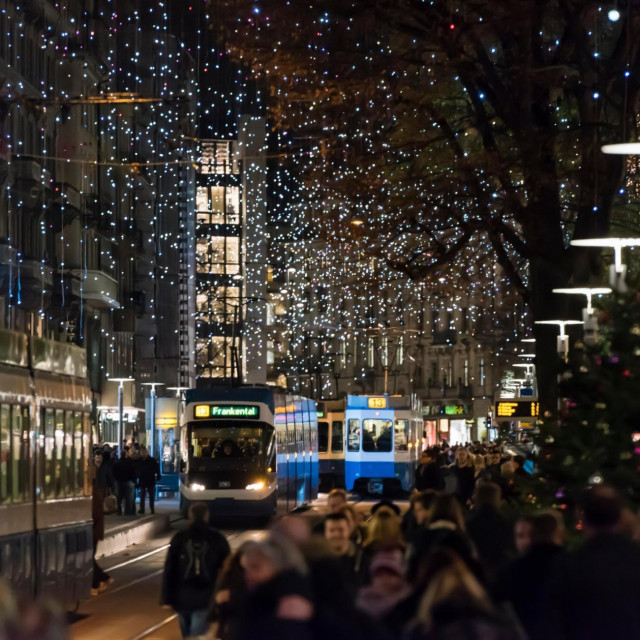 Ulica Bahnhofstrasse u Zurichu