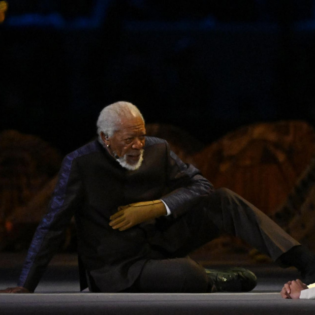 Morgan Freeman i Ghanim al-Muftah