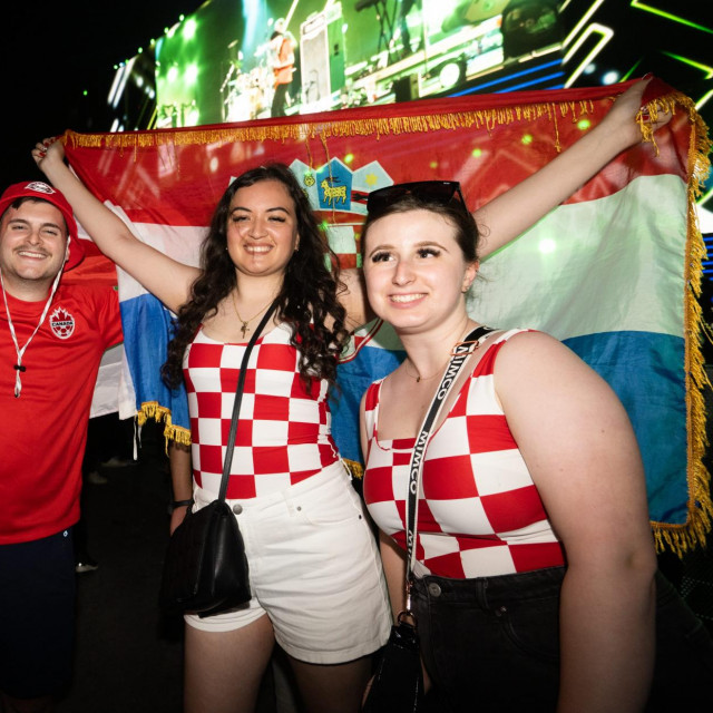 Hrvatski navijači u Dohi