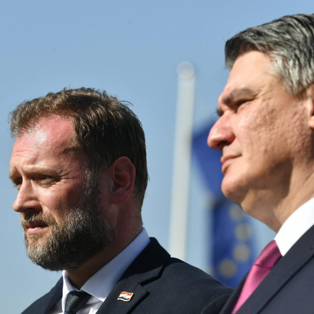 Ministar Mario Banožić i Zoran Milanović