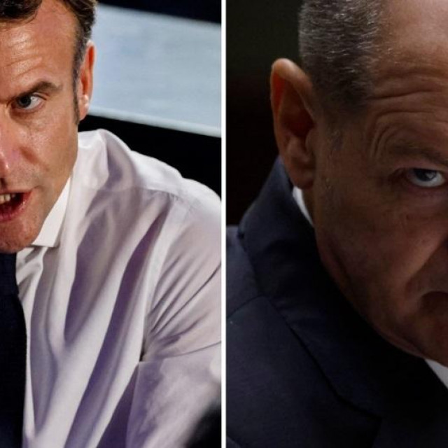 Emmanuel Macron i Olaf Scholz