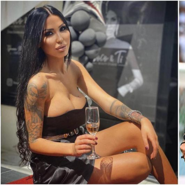 Tijana Ajfon i sudac Slavko Vinčić 