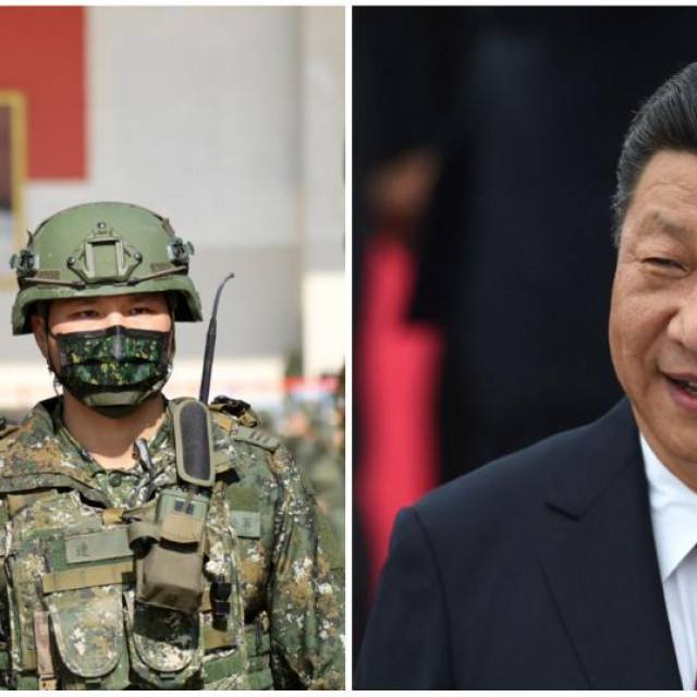 Tajvanska vojska/ Xi Jinping