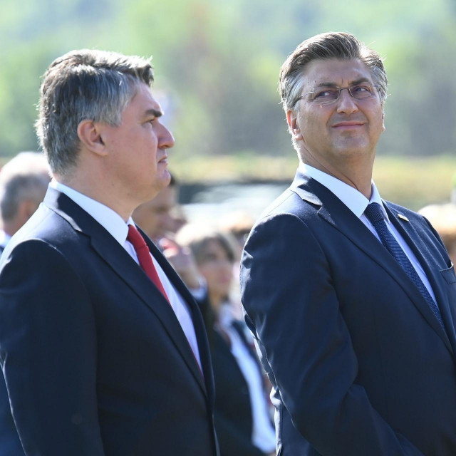 Andrej Plenković i Zoran Milanović