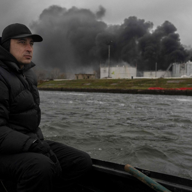 Ribar na rijeci Dnjipro