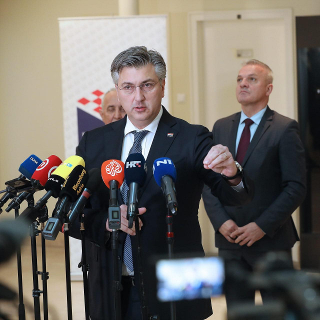 Andrej Plenković, Zvonko Milas i Gordan Grlić Radman