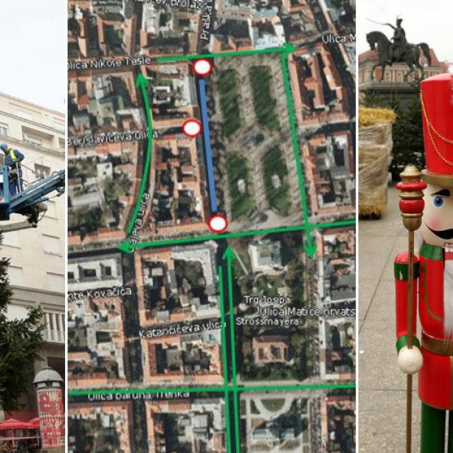 Promet za Advent u Zagrebu