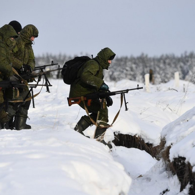 Ruski vojnici na treningu