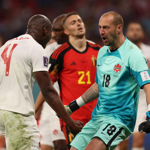 Milan Borjan u akciji protiv Belgije