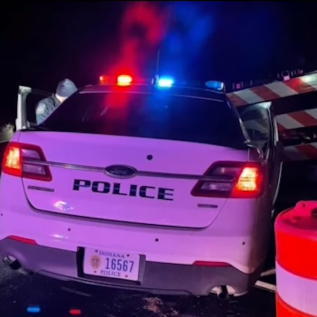 Razbijen policijski auto