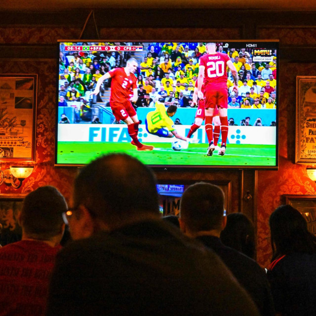 Rusi u Moskvi gledaju utakmicu Brazila i Srbije