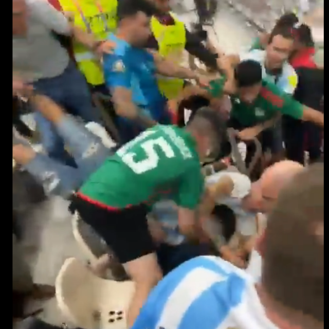 Argentina Meksiko tučnjava