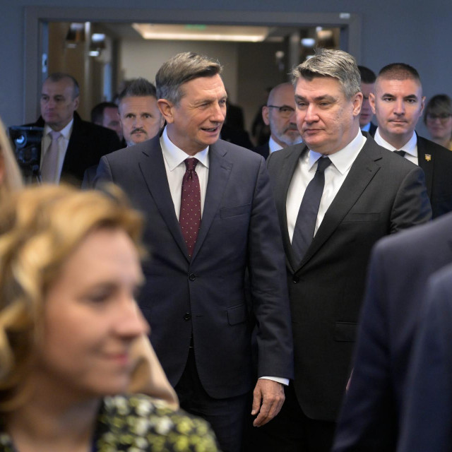Borut Pahor i Zoran Milanović