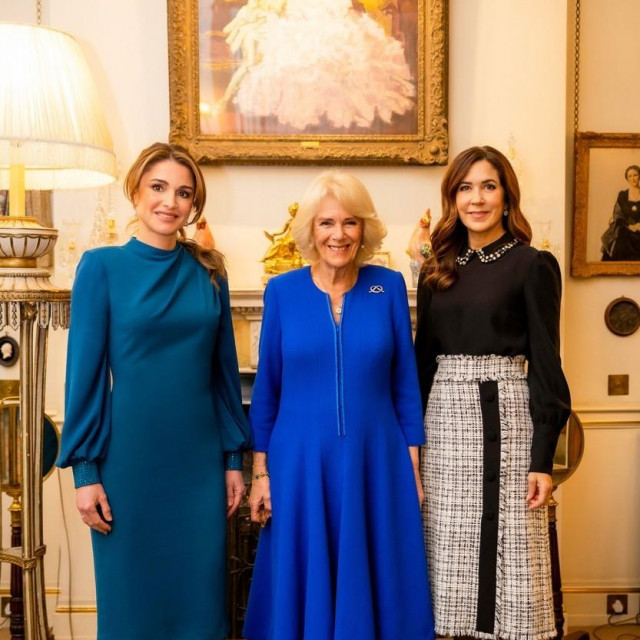 Kraljica Camilla ugostila je kraljicu Rania i princezu Mariju