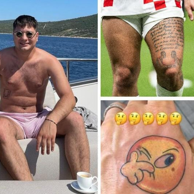 Hrvatski nogometaši i tetovaže