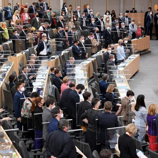 Austrijski parlament, arhivska fotografija