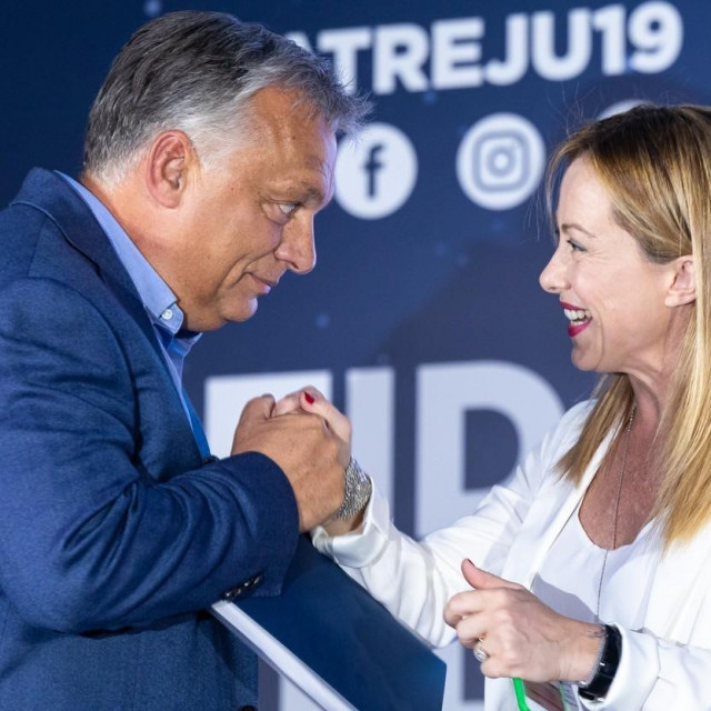 Viktor Orbán i Giorgia Meloni