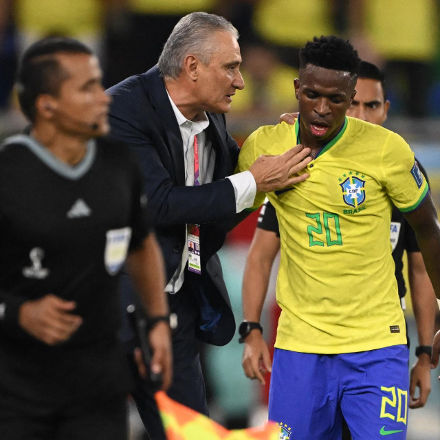 Izbornik Tite i Vinicius Junior