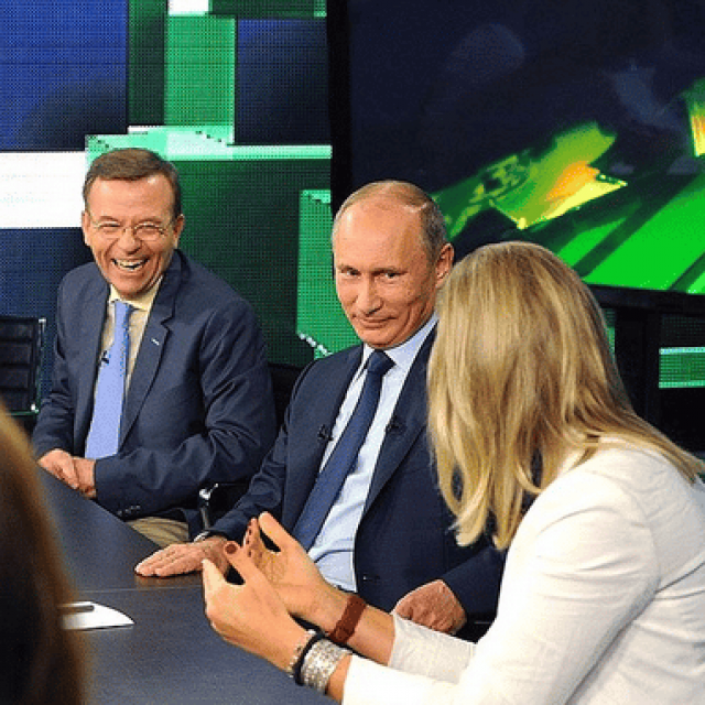 Jelena Milinčić i Vladimir Putin