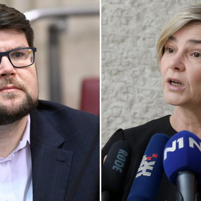Peđa Grbin i Sandra Benčić