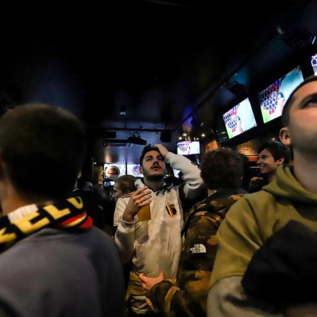 Razočarani belgijski navijači nakon ispadanja sa Svjetskog prvenstva u Kataru