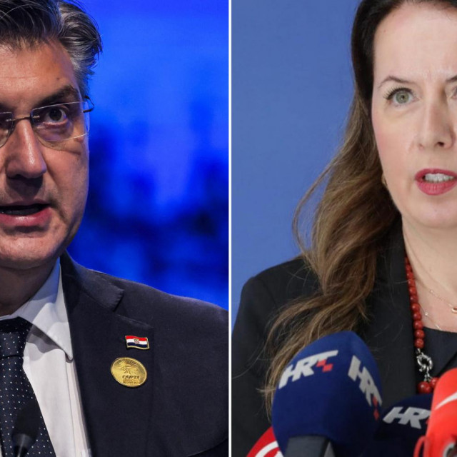 Andrej Plenković i Irena Weber