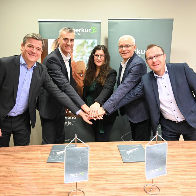 Svečanom obilježavanju prisustvovali su sa strane Merkur osiguranja predsjednik Uprave Robert Vrca i članovi Uprave Marko Klemenčič i Krešimir Limpić te sa strane Wüstenrot životnog osiguranja predsjednik Uprave Igor Đurić i članica Uprave Martina Martinović