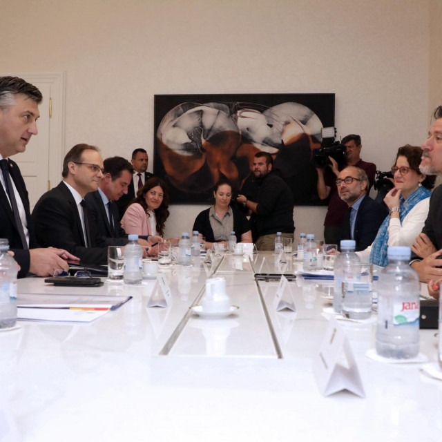 Andrej Plenković primio je zamjenika glavnog tajnika OECD-a Ulrika Vastergaarda Knudsena