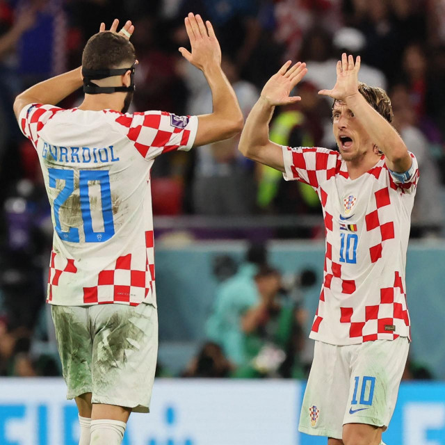 Joško Gvardiol i Luka Modrić
