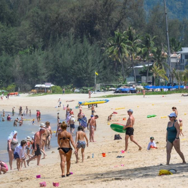Poznata plaža Phuket na Tajlandu