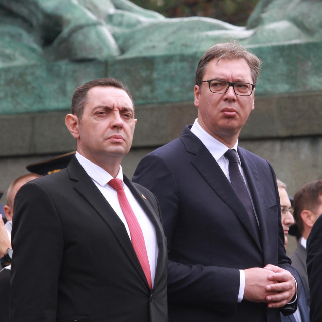 Aleksandar Vulin i Aleksandar Vučić