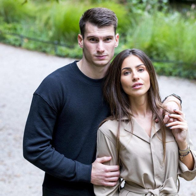 Dominik Livaković i Helena Matić