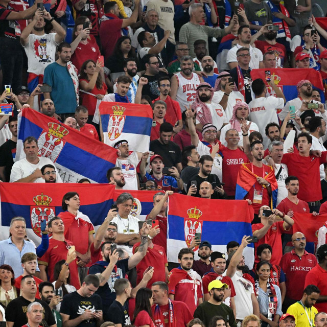 Serbia fans