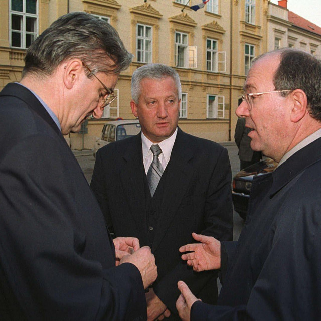 Miroslav Tuđman, Mate Granić i Pavao Miljavac