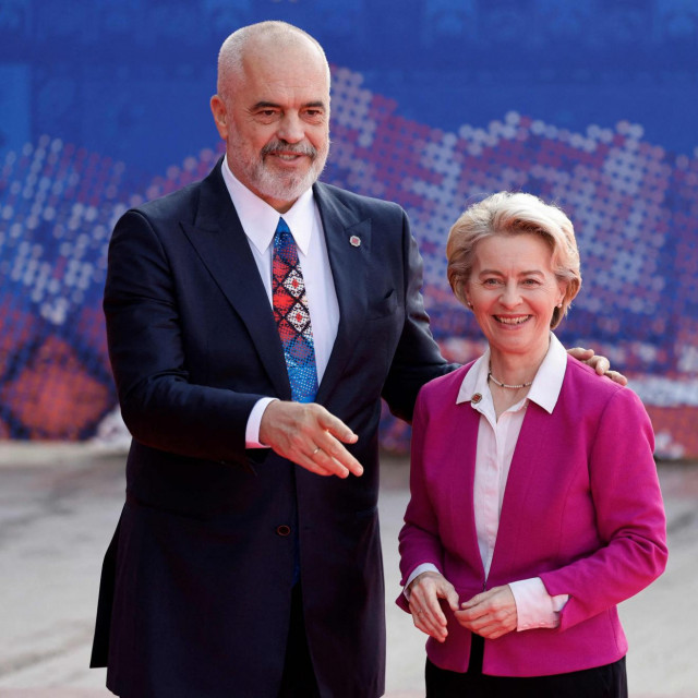 Albanski premijer Edi Rama predsjednica EK Ursula von der Leyen