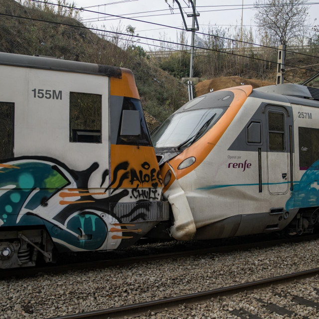 Sudar vlakova u Barceloni