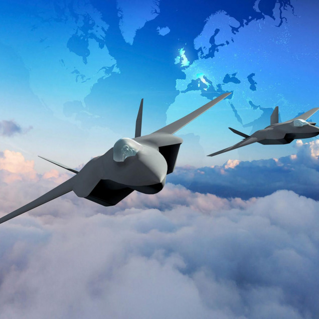 Fotografija prikazuje umjetničku impresiju finalnog dizajna aviona Tempest