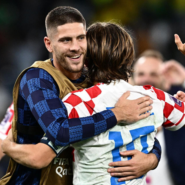 Andrej Kramarić i Luka Modrić