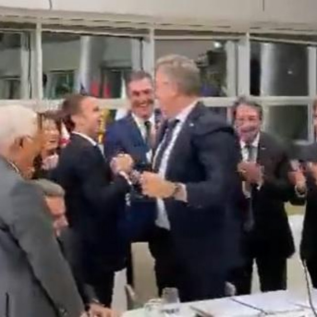 Andrej Plenković i Emmanuel Macron