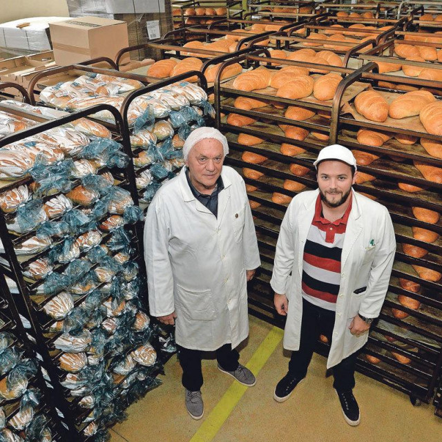 U pekarskim pogonima na Donjoj Vežici na dan se proizvodi 20.000 komada kruha