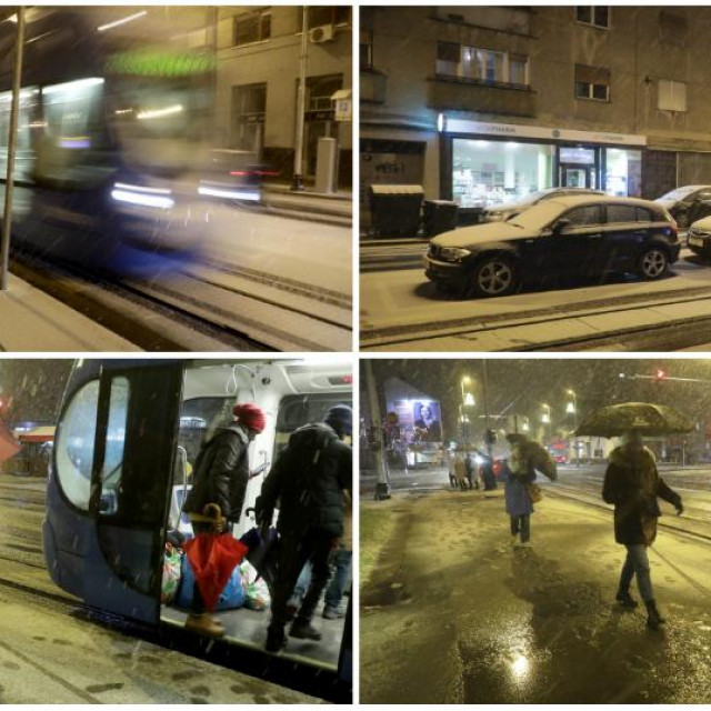 Snijeg u Zagrebu