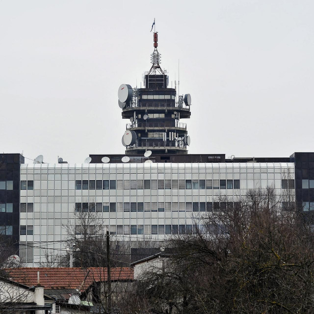 Zgrada Hrvatske radiotelevizije na Prisavlju.
 