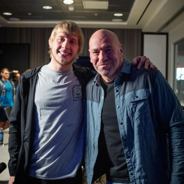 Paddy Pimblett i Dana White