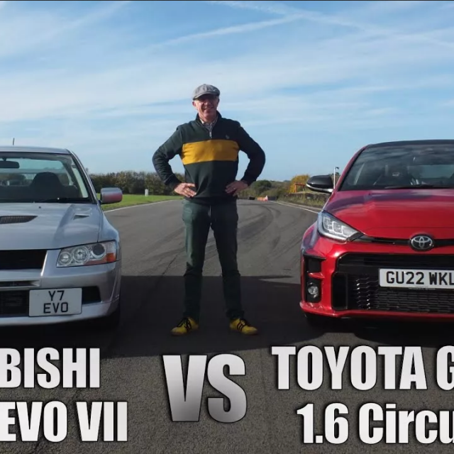 Mitsubishi Lancer EVO VII i Toyota GR Yaris
