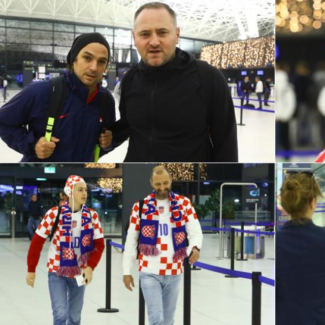 Niko Kranjčar i Josip Šimunić; Mladen Grdović; navijači hrvatske nogometne reprezentacije