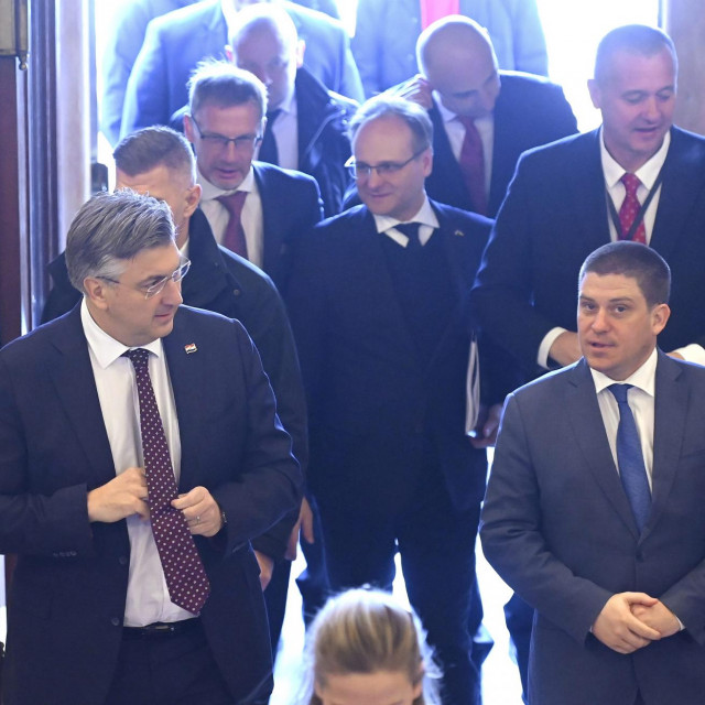 Andrej Plenković i Oleg Butković