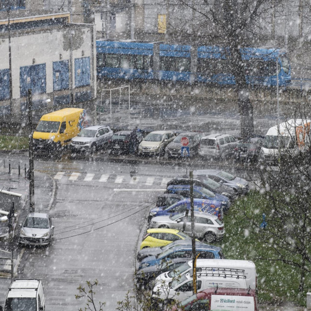 Snijeg u Zagrebu, arhivska fotografija