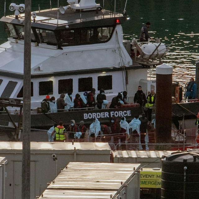 Akcija spašavanja imigranta, ilustracija