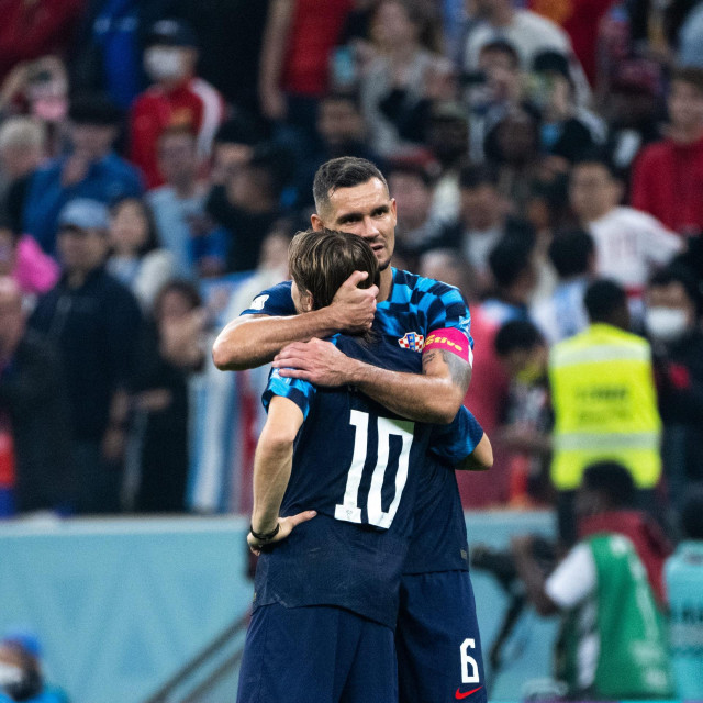 Luka Modrić i Dejan Lovren